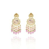 Laila Pink Kundan Polki Choker Set - The Pashm